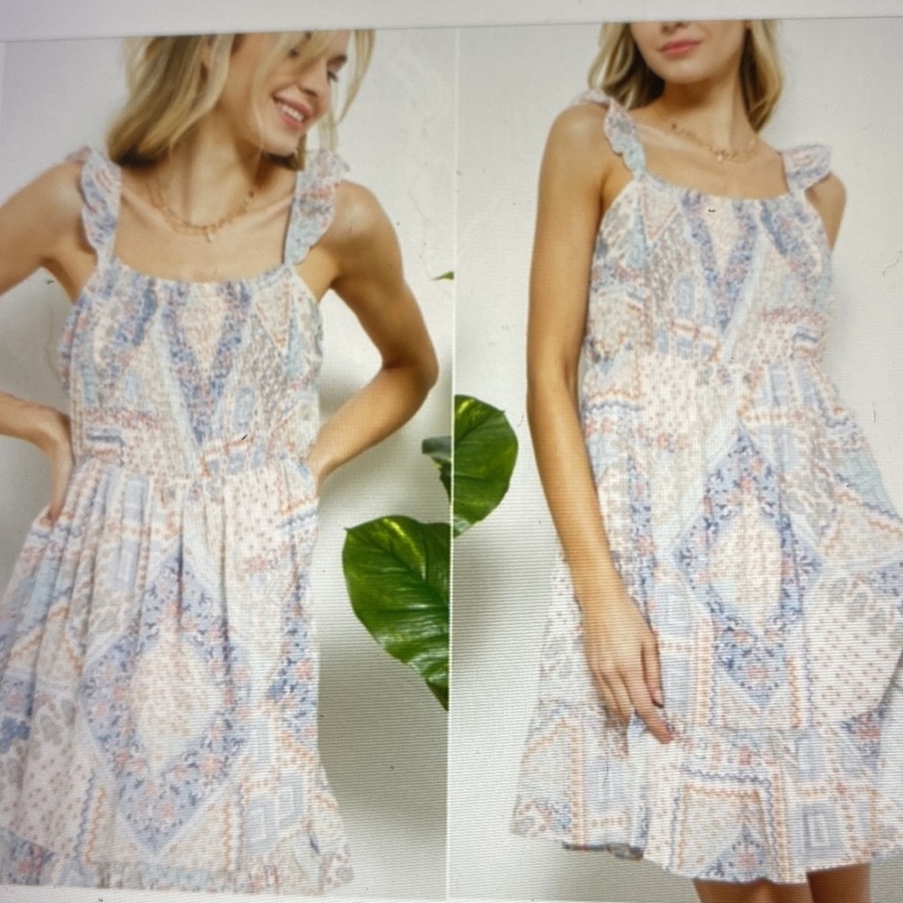 NWT Women’s Size S Tribal Print Sundress! - Picture 5 of 10